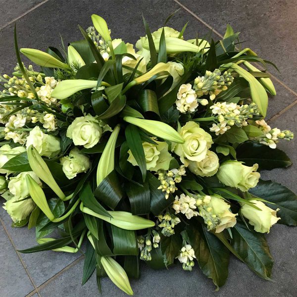 Rouwboeket €185 Scheerhoorn Bloemen Leek